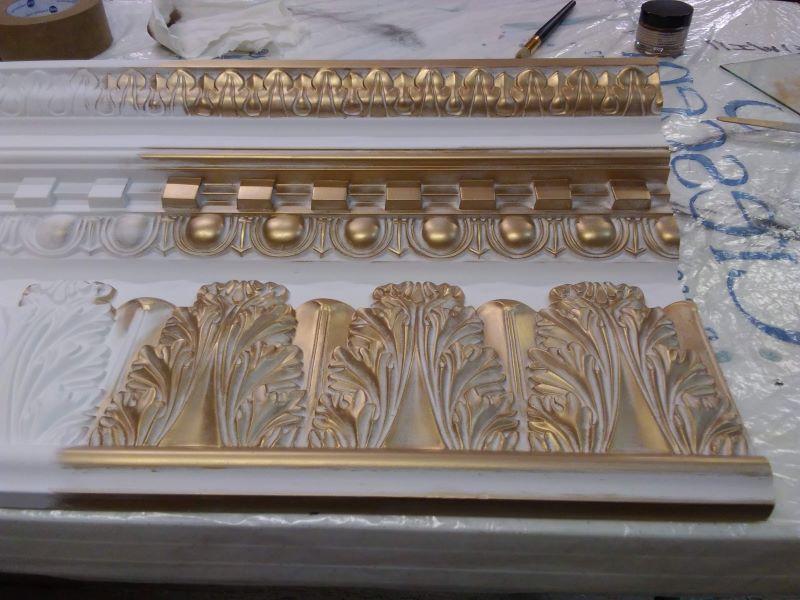 Gold molding commission