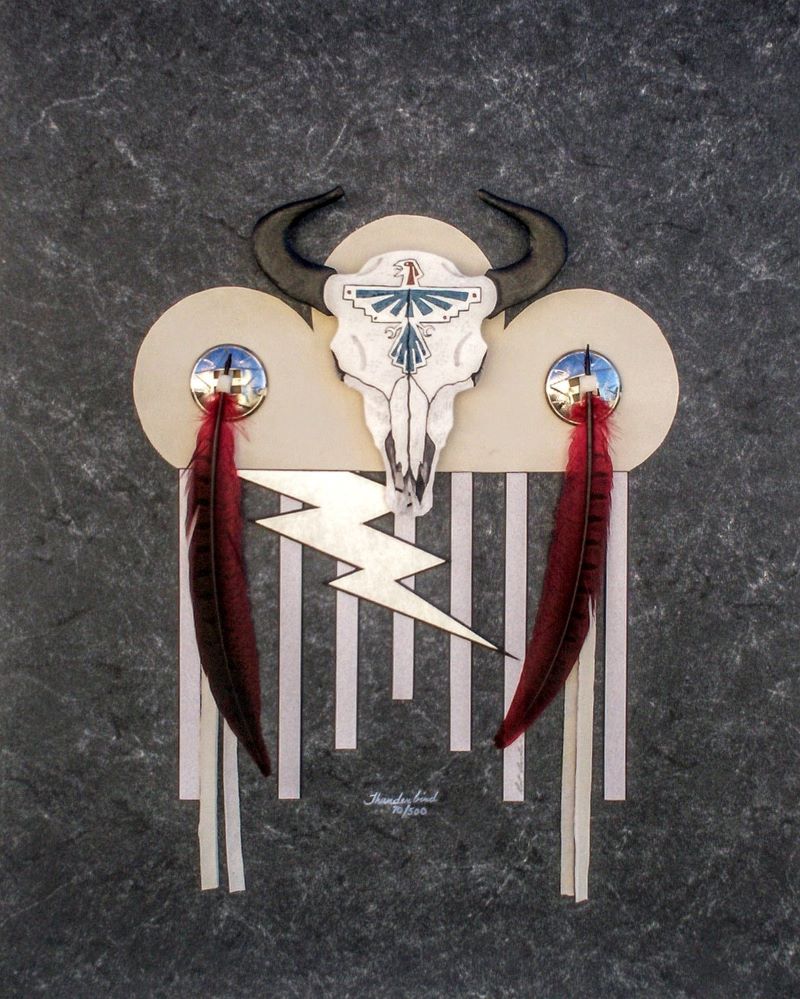 Thunderbird embossing