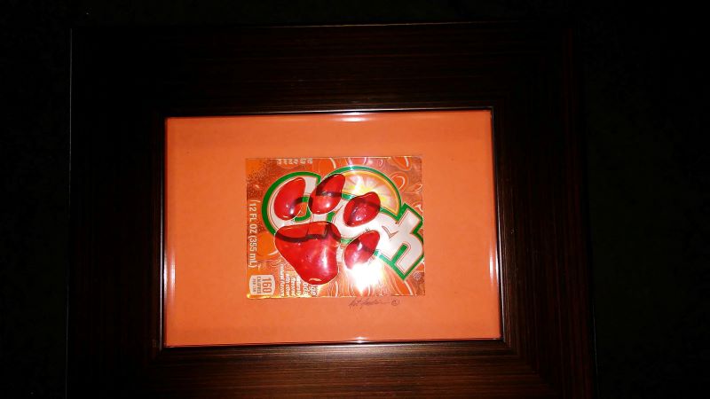 Tiger paw embossing